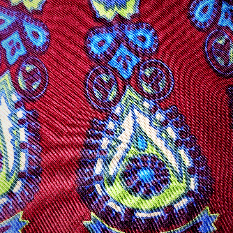 Robe ample sans manche imprimée à l'indienne